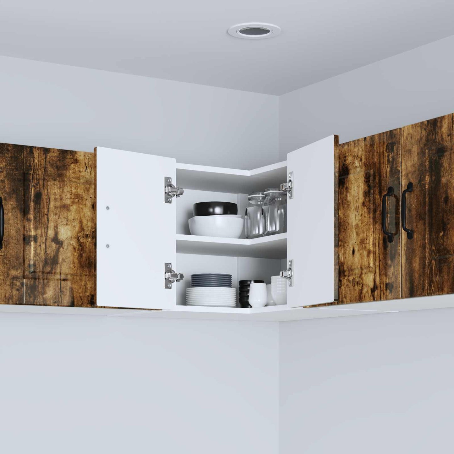 Pannello lavastoviglie con porta Rovere fumé 57 x 57 x 40 cm | homemem39
