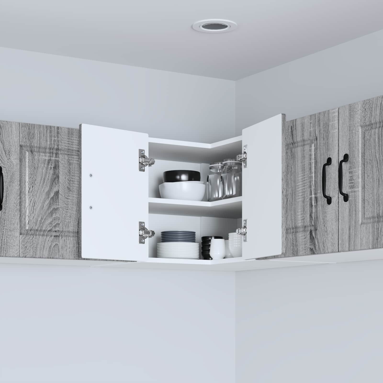 Pannello lavastoviglie con porta Grigio Sonoma 57 x 57 x 40 cm | homemem39