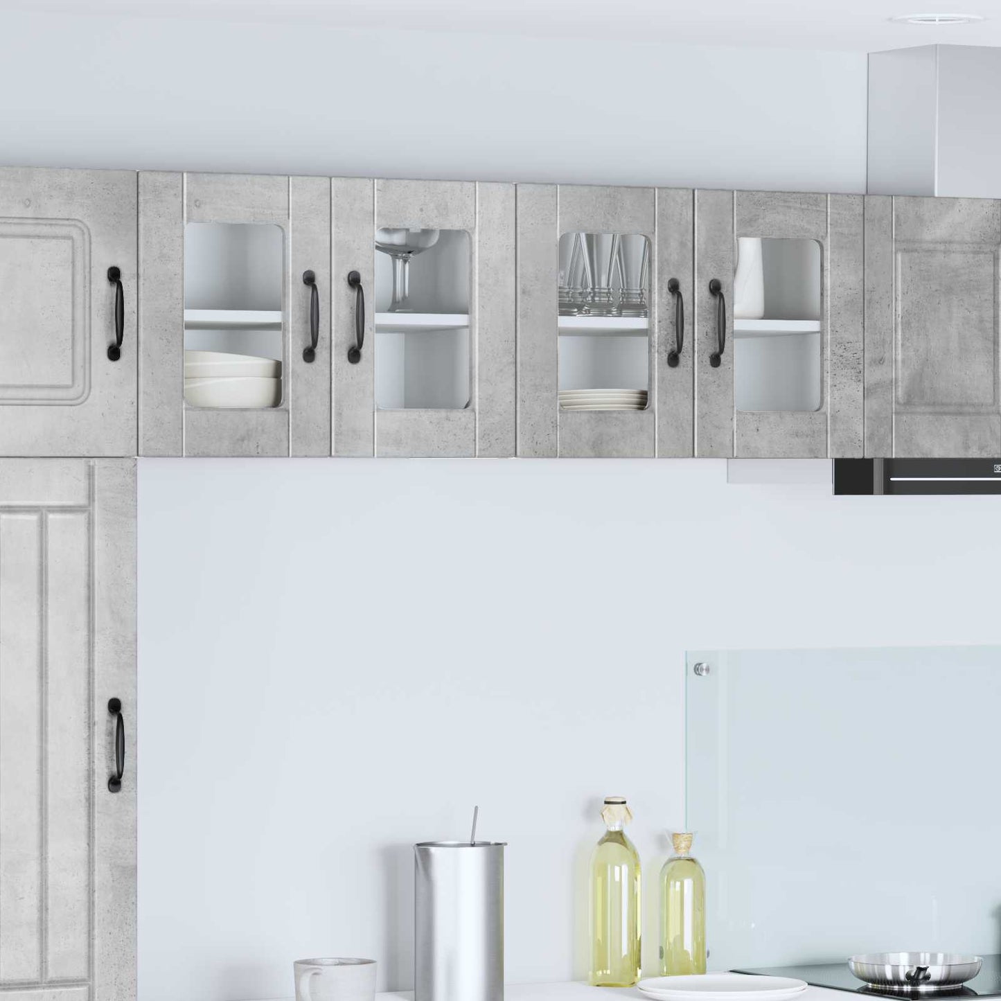 Pannello lavastoviglie 2 pcs Grigio cemento 60 x 31 x 40 cm | homemem39