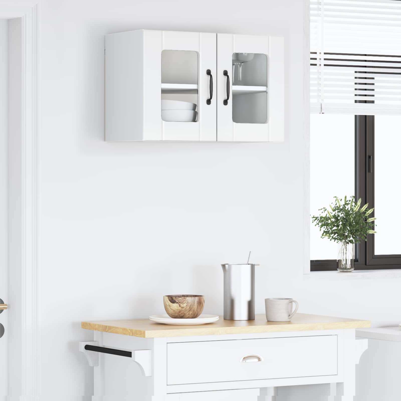 Pannello lavastoviglie con porta Bianco Lucido 60 x 31 x 40 cm | homemem39