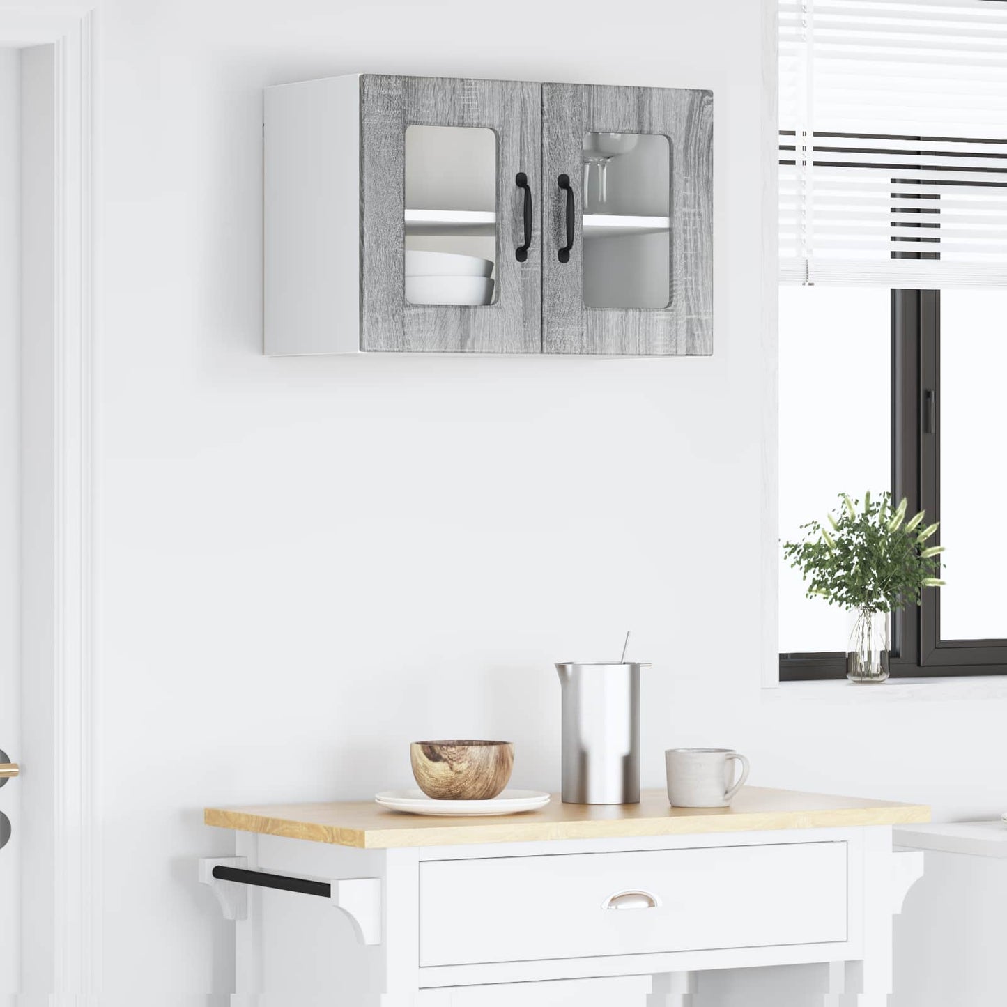 Pannello lavastoviglie con porta Grigio Sonoma 60 x 31 x 40 cm | homemem39