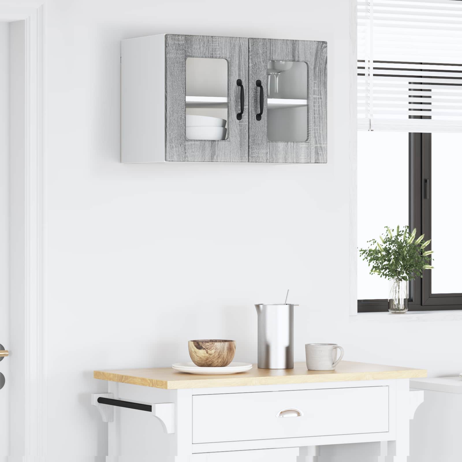 Pannello lavastoviglie con porta Grigio Sonoma 60 x 31 x 40 cm | homemem39