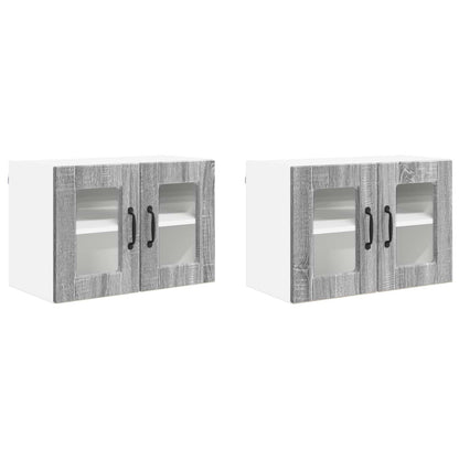 Pannello lavastoviglie 2 pcs Grigio Sonoma 60 x 31 x 40 cm | homemem39