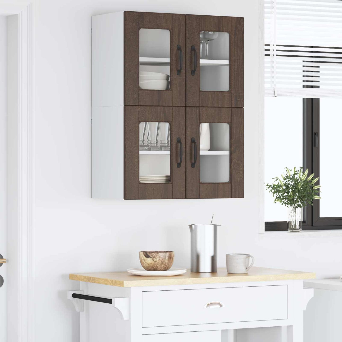 Pannello lavastoviglie 2 pcs Rovere Marrone 60 x 31 x 40 cm | homemem39