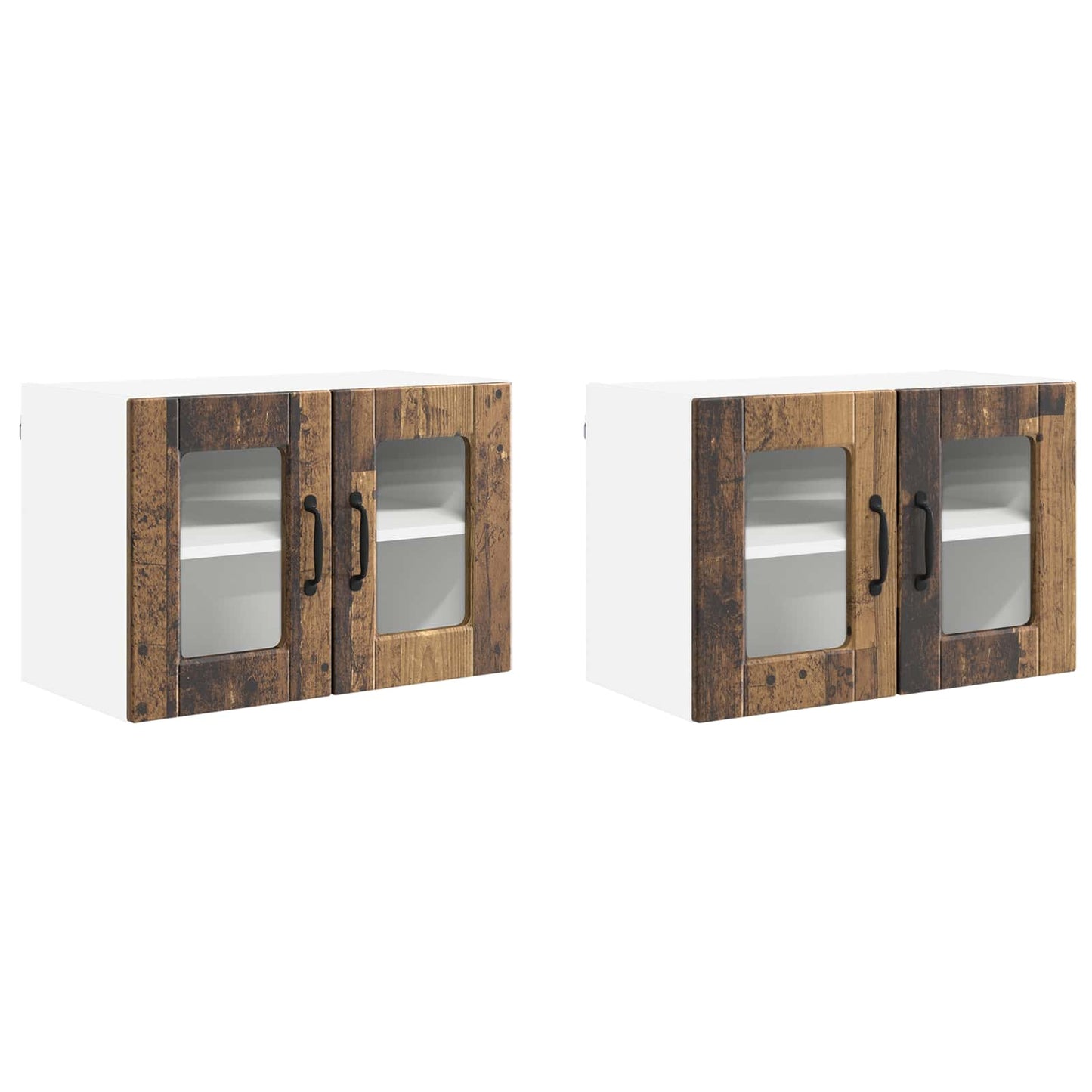 Pannello lavastoviglie 2 pcs Legno vecchio 60 x 31 x 40 cm | homemem39