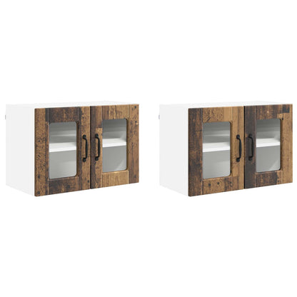 Pannello lavastoviglie 2 pcs Legno vecchio 60 x 31 x 40 cm | homemem39
