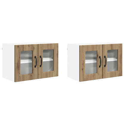 Pannello lavastoviglie 2 pcs Rovere artigianale 60 x 31 x 40 cm | homemem39
