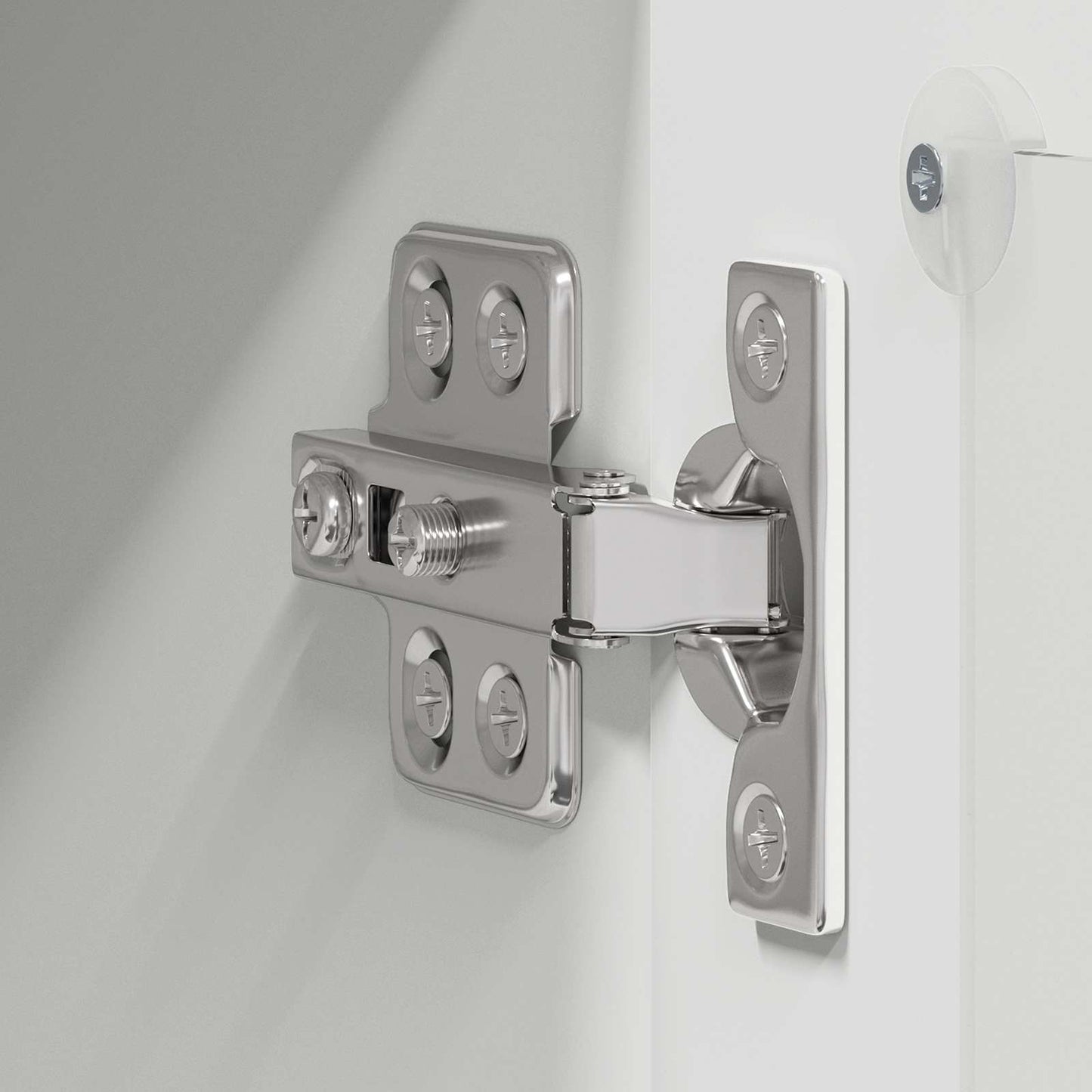 Mobile in vetro da parete PORTO Bianco 40 x 31 x 80 cm