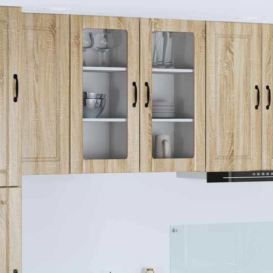 Pannello lavastoviglie 2 pcs Rovere Sonoma 40 x 31 x 80 cm | homemem39