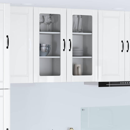 Pannello lavastoviglie 2 pcs Bianco Lucido 40 x 31 x 80 cm | homemem39