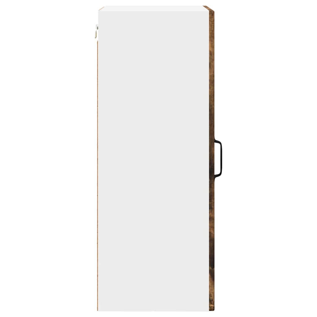 Mobile in vetro da parete PORTO Rovere fumé 40 x 31 x 80 cm | homemem39