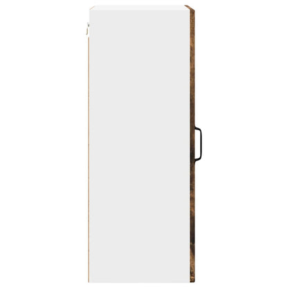 Mobile in vetro da parete PORTO 2 pcs Rovere fumé | homemem39