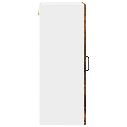 Mobile in vetro da parete PORTO 2 pcs Rovere fumé