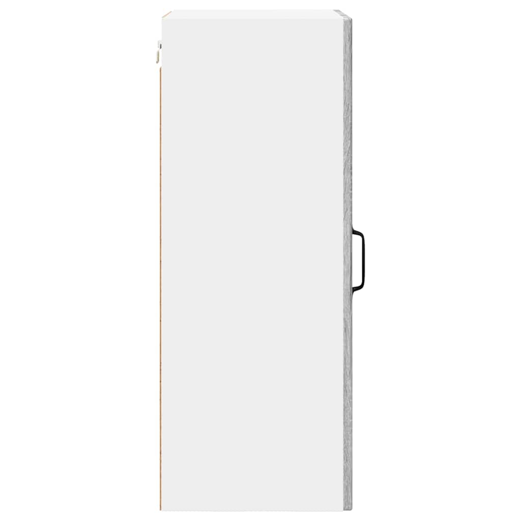 Mobile in vetro da parete PORTO 2 pcs Grigio Sonoma | homemem39