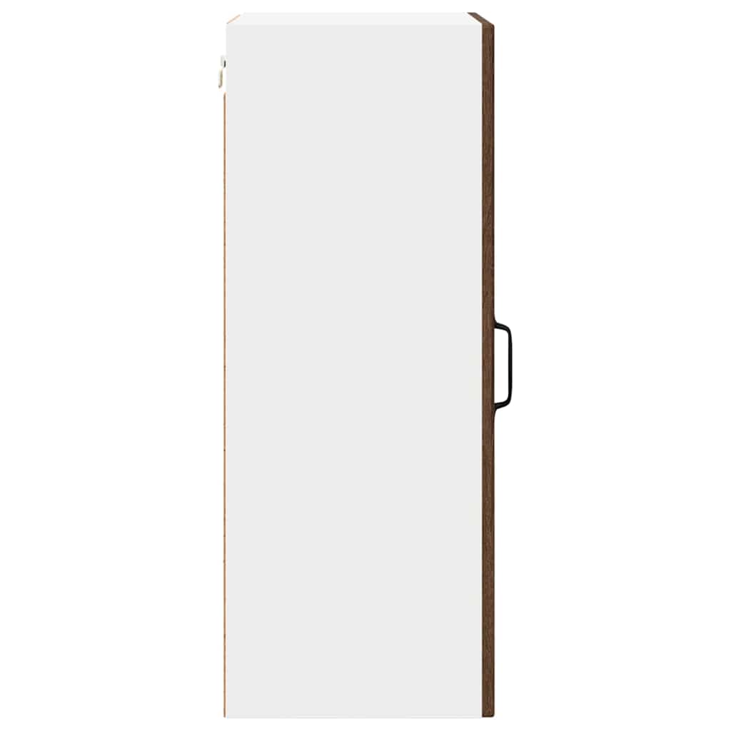 Mobile in vetro da parete PORTO Rovere Marrone 40 x 31 x 80 cm | homemem39