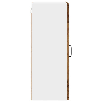 Mobile in vetro da parete PORTO Legno vecchio 40 x 31 x 80 cm | homemem39