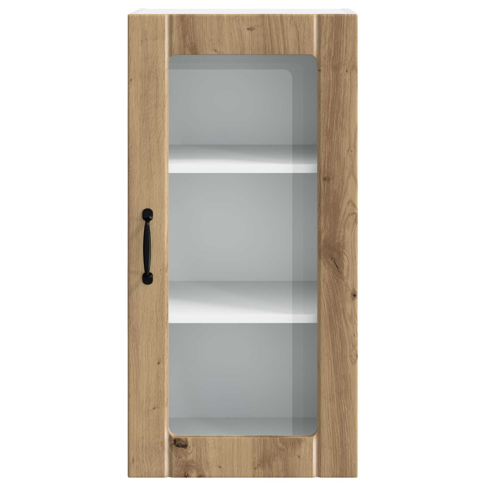 Mobile in vetro da parete PORTO Rovere artigianale | homemem39