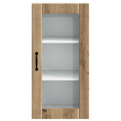 Mobile in vetro da parete PORTO Rovere artigianale | homemem39