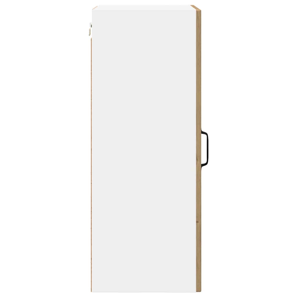 Mobile in vetro da parete PORTO 2 pcs Rovere artigianale | homemem39