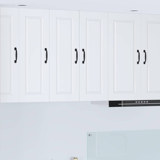 Armadietto a muro PORTO 2 pcs Bianco 30 x 31 x 80 cm | homemem39