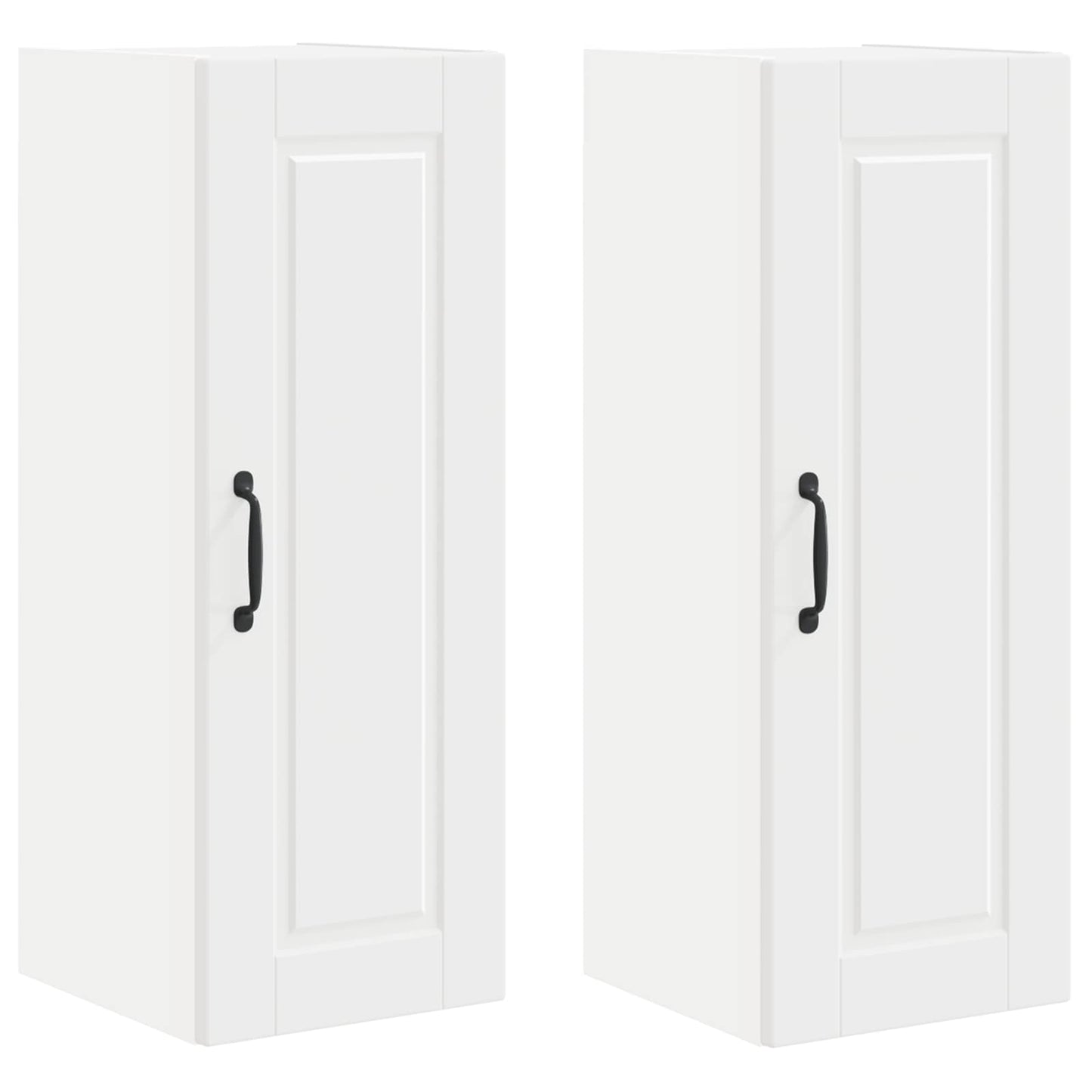 Armadietto a muro PORTO 2 pcs Bianco 30 x 31 x 80 cm | homemem39