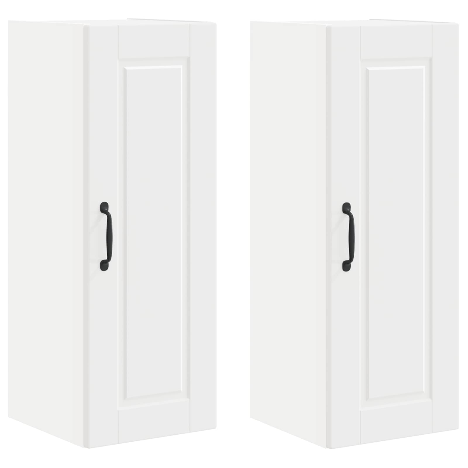 Armadietto a muro PORTO 2 pcs Bianco 30 x 31 x 80 cm | homemem39
