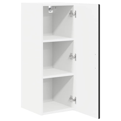 Armadietto a muro PORTO 2 pcs Nero 30 x 31 x 80 cm