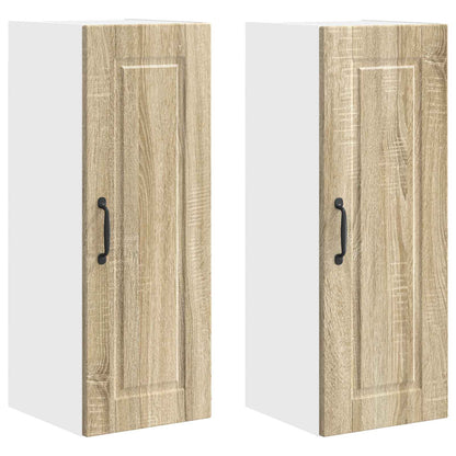Armadietto a muro PORTO 2 pcs Rovere Sonoma 30 x 31 x 80 cm | homemem39