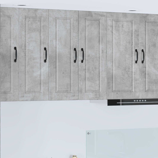 Armadietto a muro PORTO Grigio cemento 30 x 31 x 80 cm | homemem39