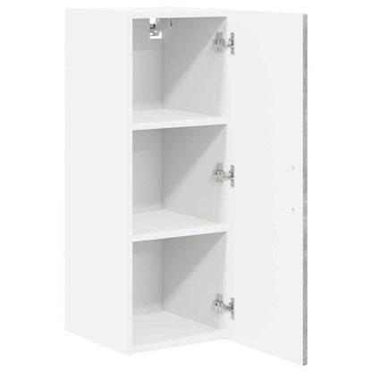 Armadietto a muro PORTO Grigio cemento 30 x 31 x 80 cm | homemem39