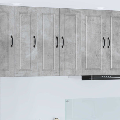 Armadietto a muro PORTO 2 pcs Grigio cemento 30 x 31 x 80 cm | homemem39