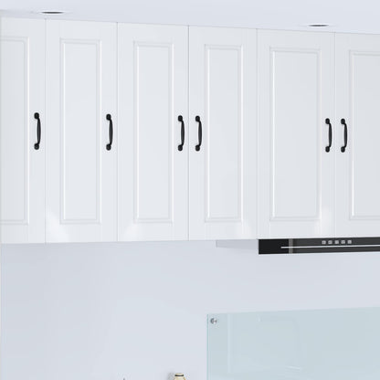 Armadietto a muro PORTO 2 pcs Bianco Lucido 30 x 31 x 80 cm