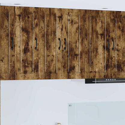 Armadietto a muro PORTO 2 pcs Rovere fumé 30 x 31 x 80 cm | homemem39