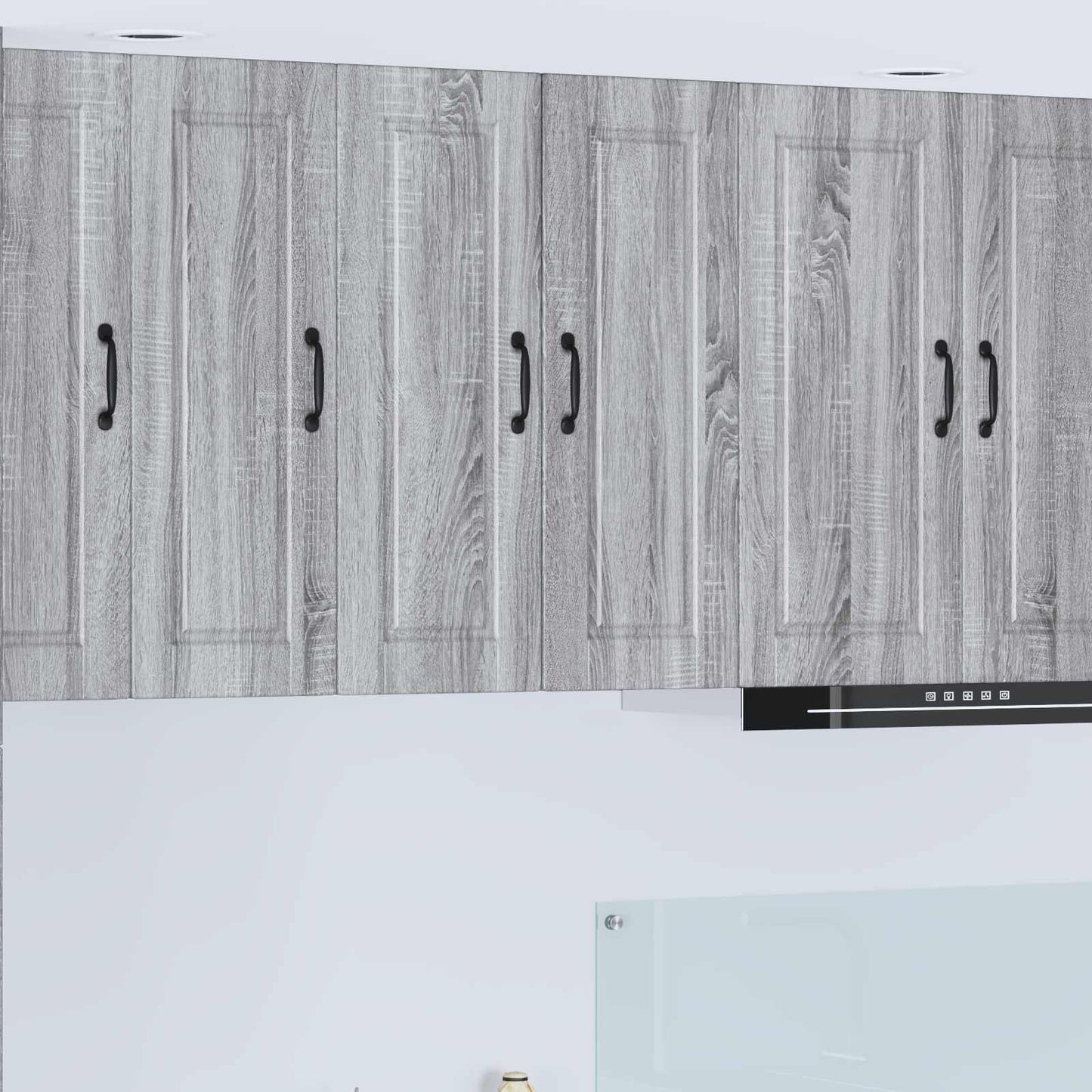 Armadietto a muro PORTO Grigio Sonoma 30 x 31 x 80 cm | homemem39