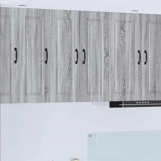 Armadietto a muro PORTO Grigio Sonoma 30 x 31 x 80 cm | homemem39