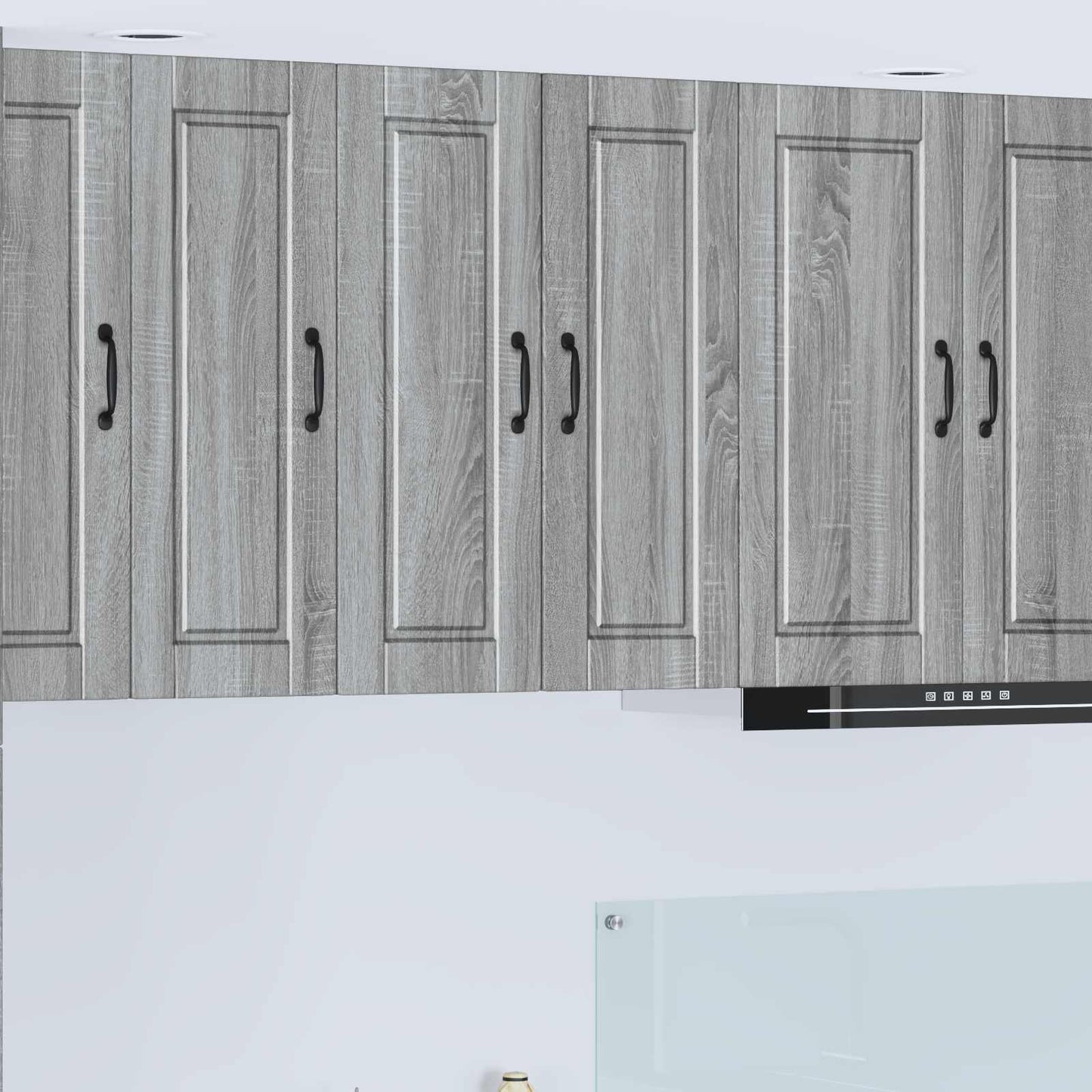 Armadietto a muro PORTO 2 pcs Grigio Sonoma 30 x 31 x 80 cm