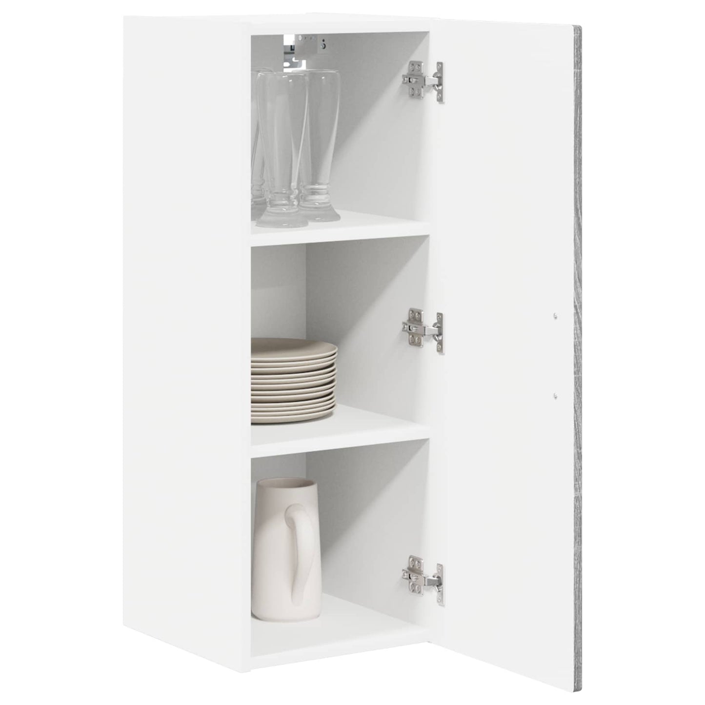 Armadietto a muro PORTO 2 pcs Grigio Sonoma 30 x 31 x 80 cm