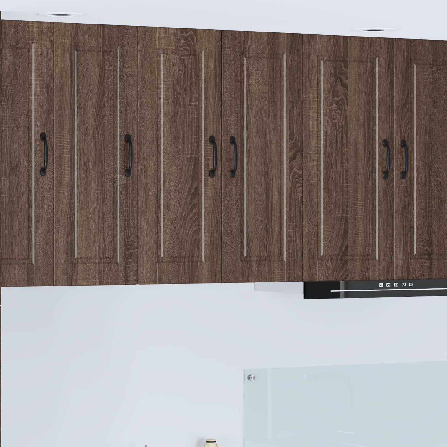 Armadietto a muro PORTO Rovere Marrone 30 x 31 x 80 cm | homemem39