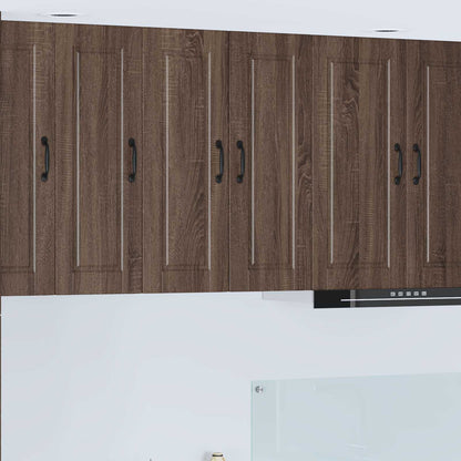 Armadietto a muro PORTO 2 pcs Rovere Marrone 30 x 31 x 80 cm | homemem39