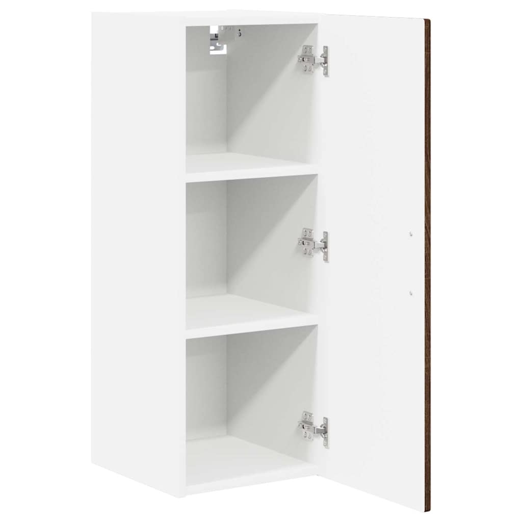 Armadietto a muro PORTO 2 pcs Rovere Marrone 30 x 31 x 80 cm | homemem39