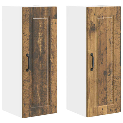 Armadietto a muro PORTO 2 pcs Legno vecchio 30 x 31 x 80 cm