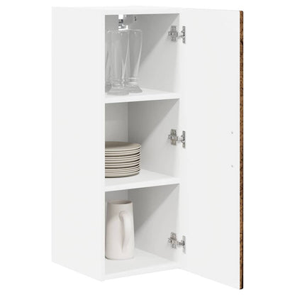 Armadietto a muro PORTO 2 pcs Legno vecchio 30 x 31 x 80 cm | homemem39