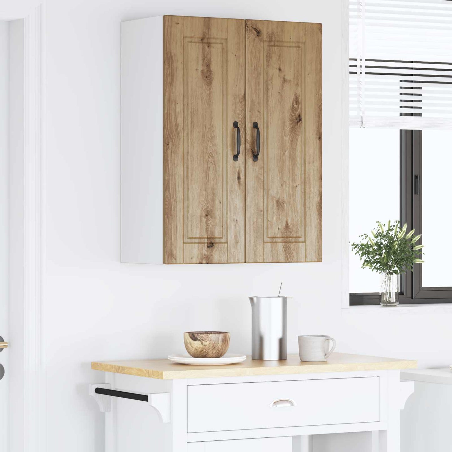 Armadietto a muro PORTO 2 pcs Rovere artigianale | homemem39