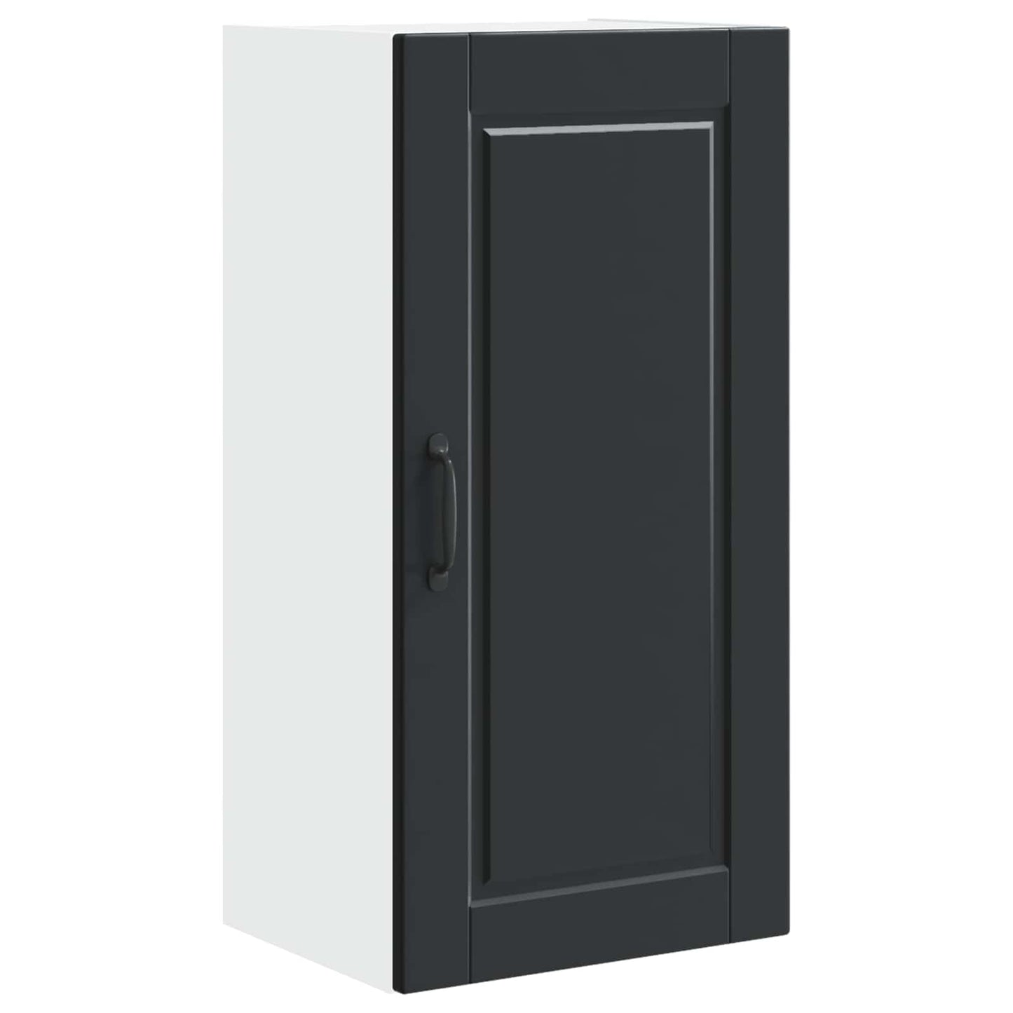 Armadietto a muro PORTO Nero 40 x 31 x 80 cm Legno multistrato | homemem39