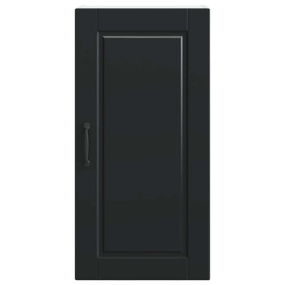 Armadietto a muro PORTO Nero 40 x 31 x 80 cm Legno multistrato | homemem39
