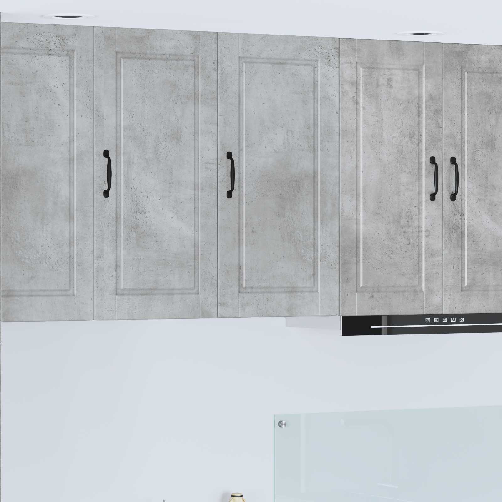 Armadietto a muro PORTO Grigio cemento 40 x 31 x 80 cm | homemem39