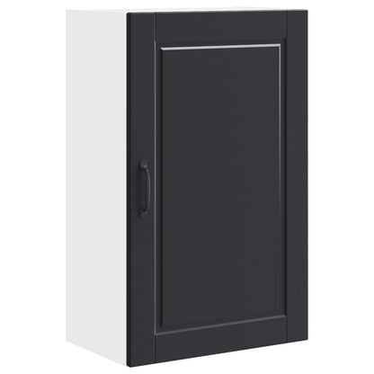 Armadietto a muro PORTO Nero 50 x 31 x 80 cm Legno multistrato | homemem39