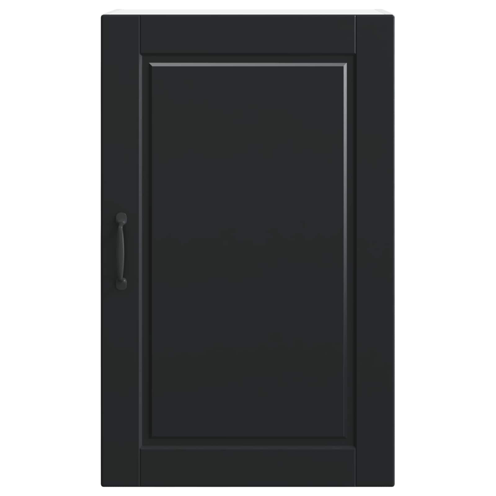 Armadietto a muro PORTO Nero 50 x 31 x 80 cm Legno multistrato | homemem39