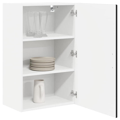 Armadietto a muro PORTO Nero 50 x 31 x 80 cm Legno multistrato | homemem39