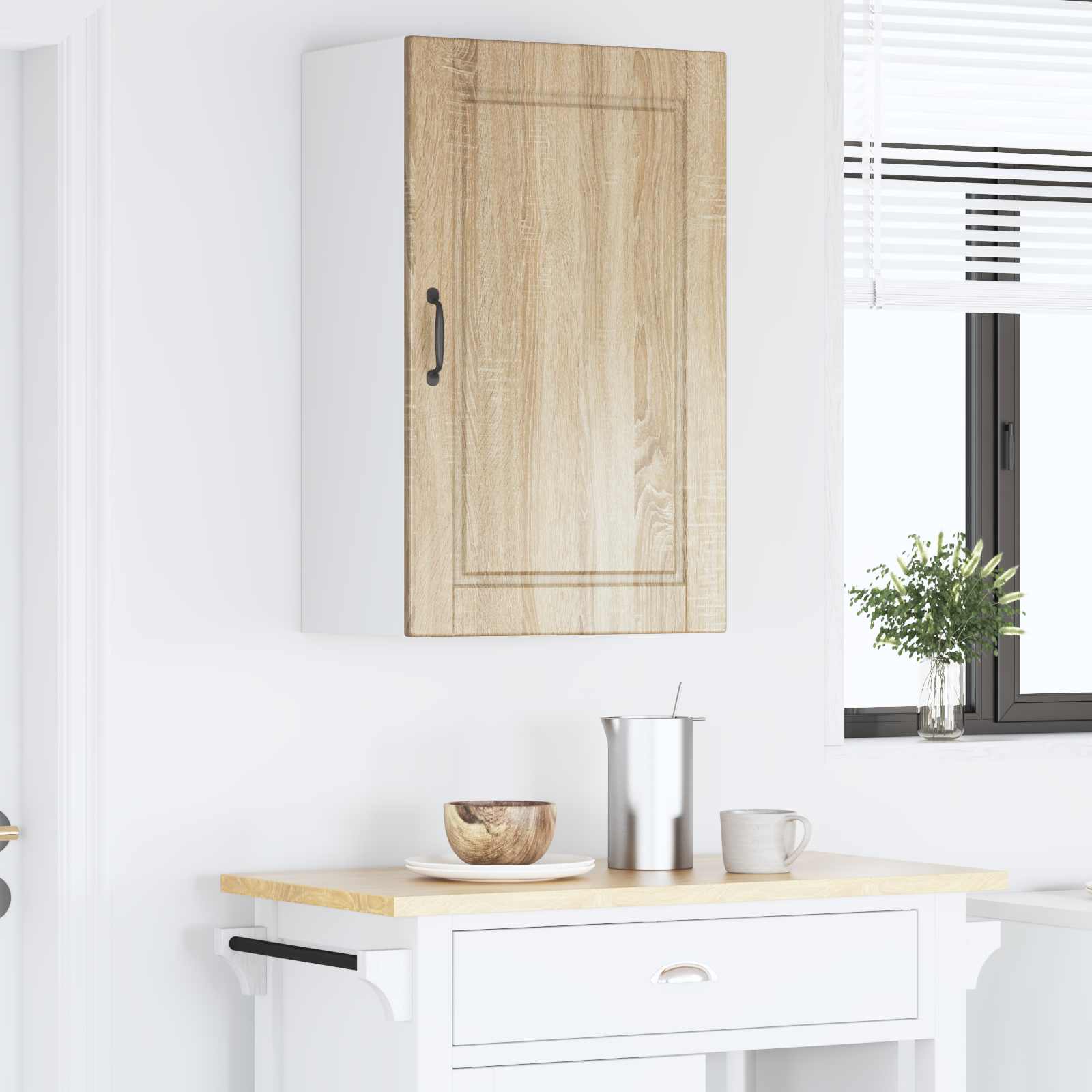 Armadietto a muro PORTO Rovere Sonoma 50 x 31 x 80 cm | homemem39